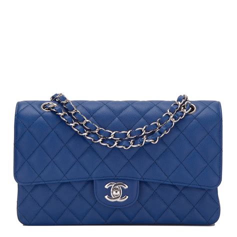 chanel flap bag dark blue|Chanel classic flap bag price.